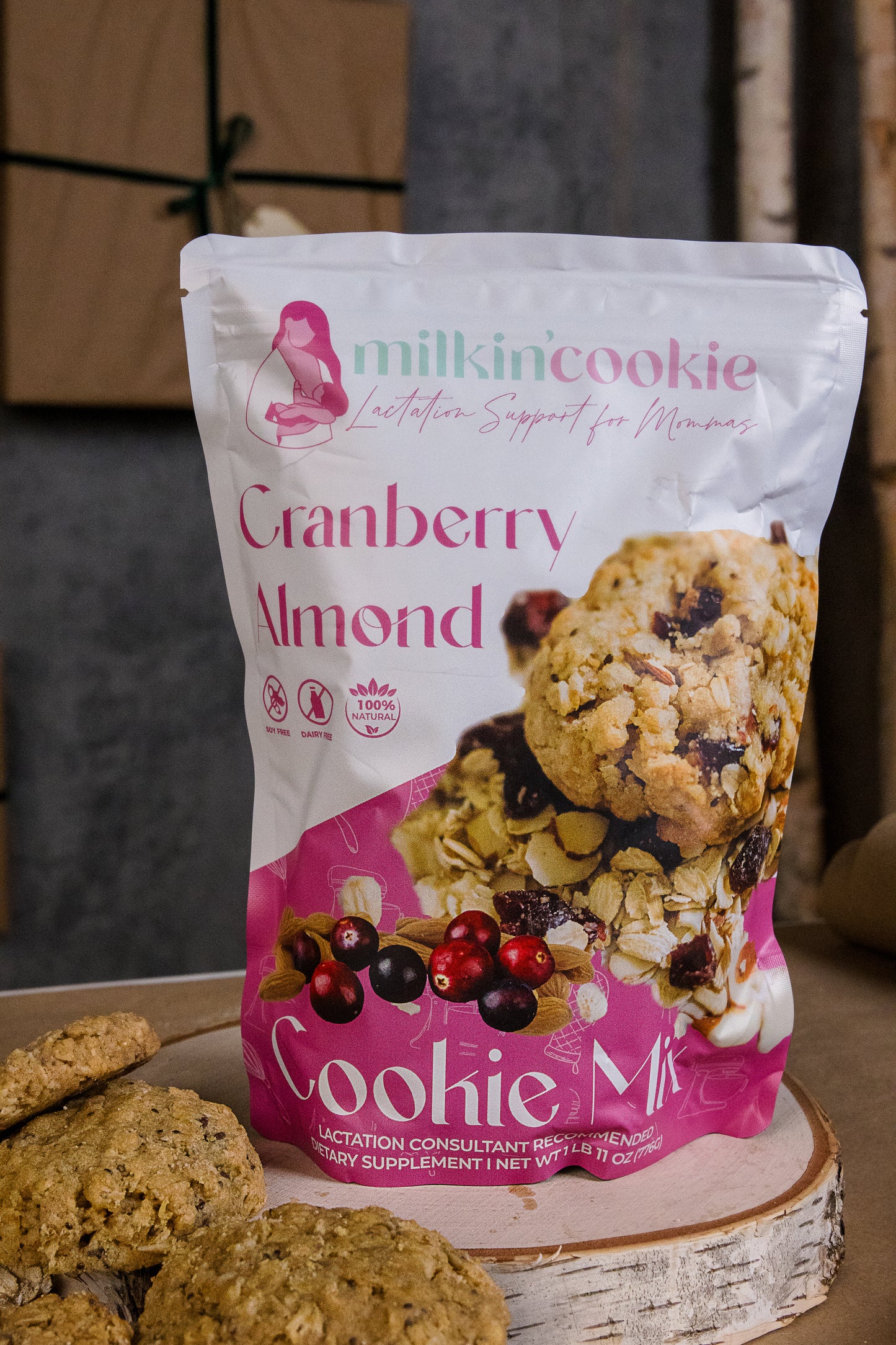 Cranberry Almond Lactation Cookie Mix