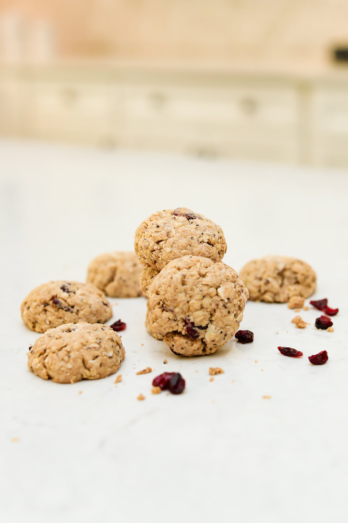 Baked Cranberry Almond Lactation Cookies