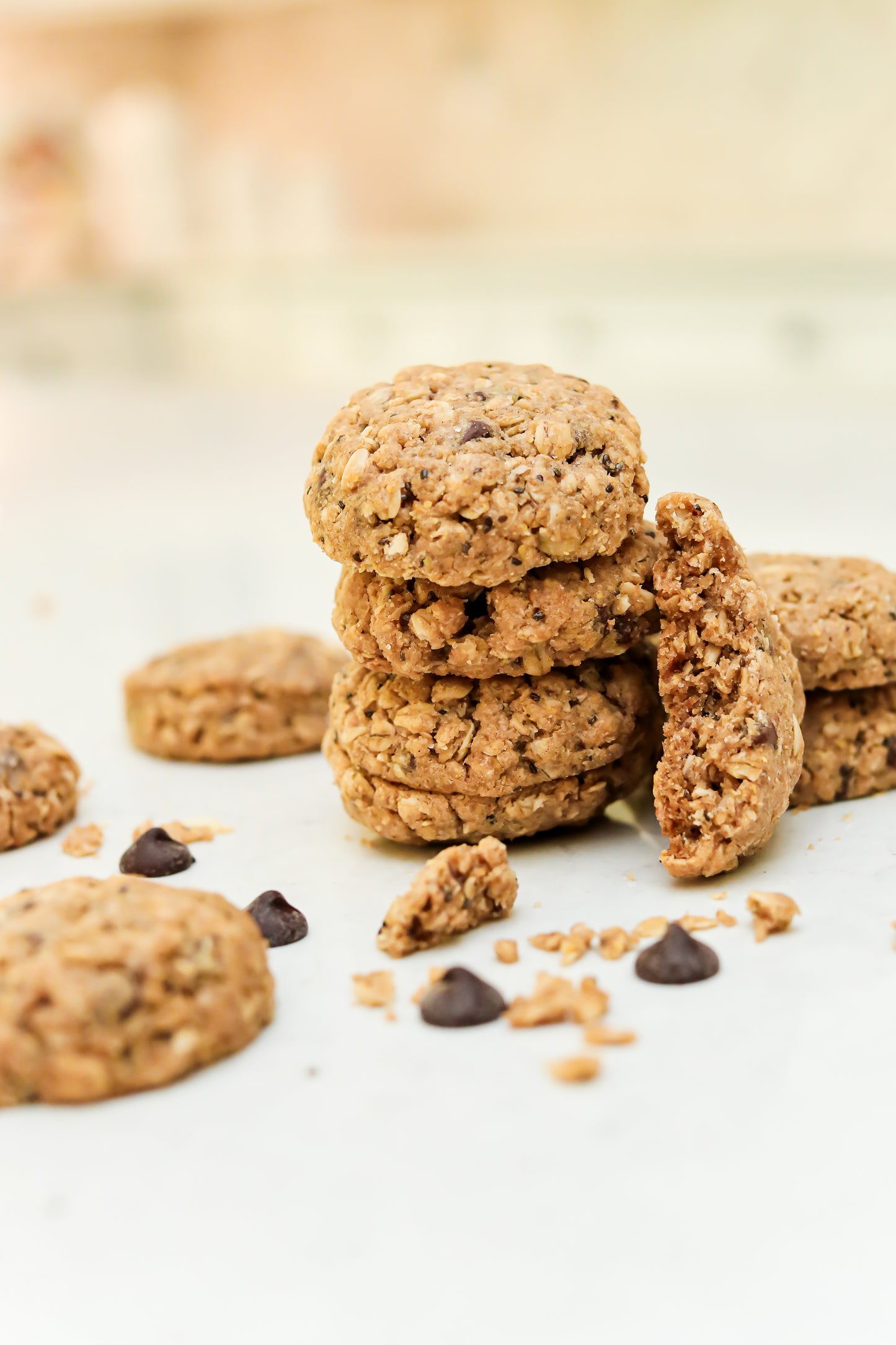 Baked Gluten Free Oat Chip Lactation Cookies