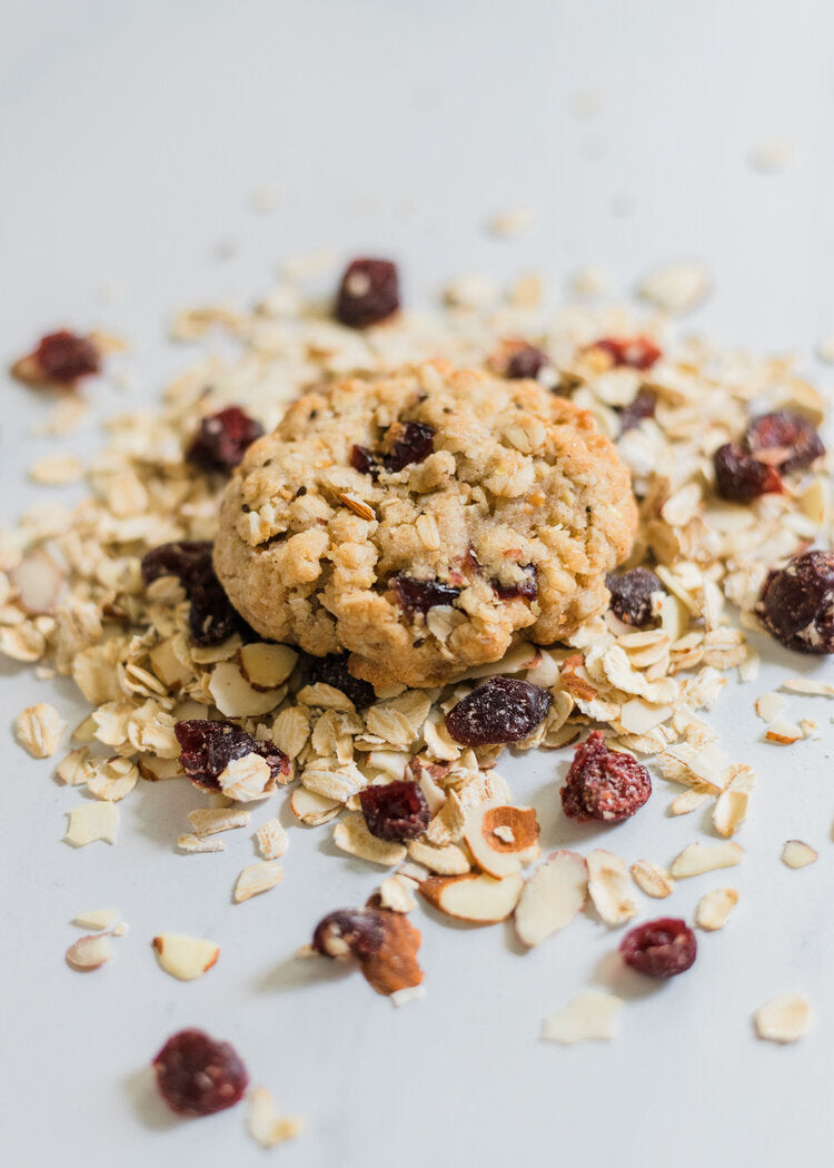 Baked Cranberry Almond Lactation Cookies
